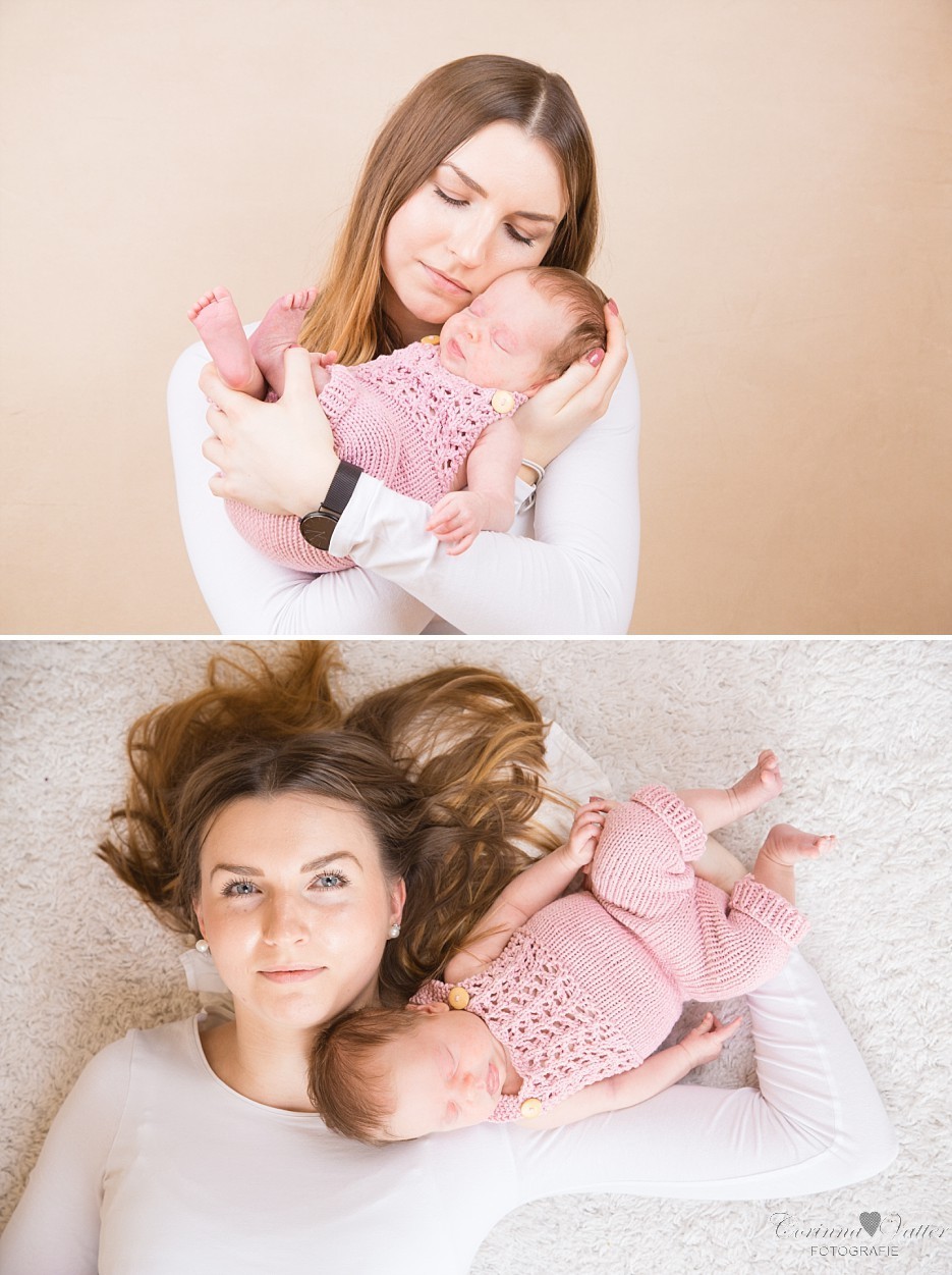 Familienfotos-Duesseldorf Mama und Baby